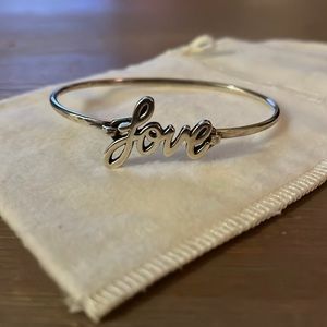 James Avery Love hook on bracelet